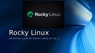 Rocky Linux 8.3 Release Candidate 1