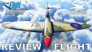 FlyingIron Simulations Spitfire MKIX | Full Flight Review | Microsoft Flight Simulator