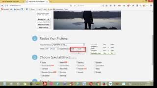 How to resize photos - online photo resizer