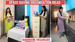 SPACE SAVING Organization IDEAS For Stress Free Homemaking | Ideas For Wardrobe | Home Organization