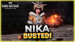 The MOST OP Legendary?! Nika Showcase King Arthur: Legends Rise