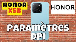 Comment changer dpi Honor X5b || Paramètres DPI