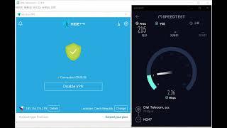 【Hide.me VPN】Review Czech Republic Speed Test ️️️️