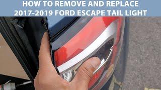 How To Remove 2017-2019 Ford Escape Tail Light.