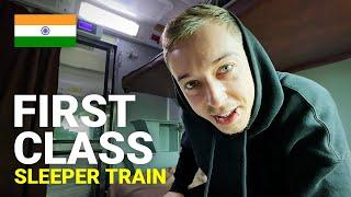 $45 Indian First Class Sleeper Train | Goa to Kerala! 