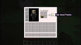  Minecraft Tutorial - How to make a Crafting Table *HD*