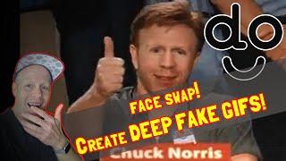 HOW TO CREATE DEEP FAKES WITH DOUBLICAT APP! FACE SWAPPING  APP USES YOUR FACE IN GIFS FULL TUTORIAL