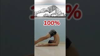 Anime Flexibility Challenge – 100% Complete! #anime #yoga #workout #shorts