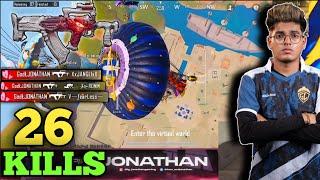 26 KILLES ! Jonathan New Best Agressive Gameplay/Forest ELF SET | Jonathan Is Back #bgmi #jonathan