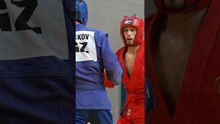 A clash of two powerful athletes!  Surem MIRZOASHRAFOV (FIAS 1) and Aibaz OROZBEKOV (KGZ) #sambo