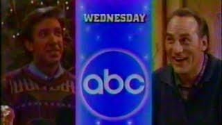 1992 ABC Wednesday "Have a Jolly Holiday" TV Commercial ... Home Improvement and Coach