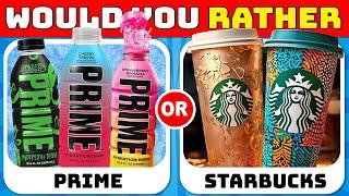 Would You Rather...? Drinks Edition  GlamQuiz Food Quiz