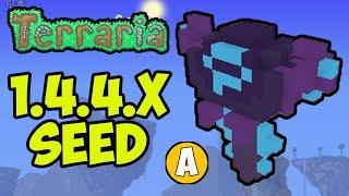 Terraria how to get SHADOW KEY fast (NEW SEED for 1.4.4.9)