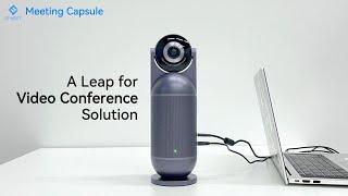 A Leap for Video Conference | EMEET Meeting Capsule 360 AI Conference Camera