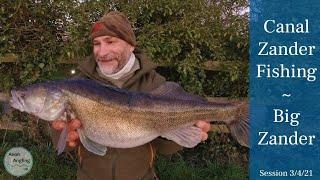 Big Zander - Canal Zander Fishing - 3/4/21 (Video 228)