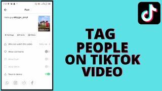 How to mention people on tiktok video