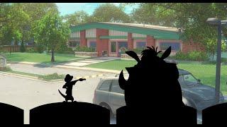 Timon and Pumbaa Interrupt 2 Toy Story III: The Sunnyside Curse