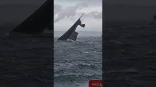 TERRIFYING moment before sail boat nearly capsized in Puget Sound. #goldengardens #meadowpoint