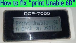 How to Fix Error Code 68, 69, 6A, 6B, 6C, 6D, 6E, 6F Fuser Unit Failure in Brother Printer?