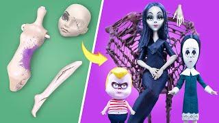 Búp Bê Không Bao Giờ Lỗi Thời! 10 Mẹo Diy  Biến Barbie Và Lol Thành Gia Đình Addams