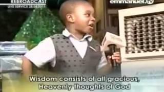 TB Joshua - FUNNY Little Boy IMITATING PROPHET