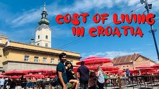 Croatia  Ep.2 Cost of livingin Croatia｜Shopping in Dolac market in Zagreb