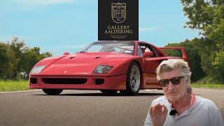 Nico Aaldering drives the childhood dream: the Ferrari F40