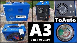 ToAuto A3 (Full Review) 12V Portable PCP Compressor that's Affordable! 4500PSI Paintball or PCP Pump