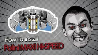 How To Install The Polini MAXI HI•SPEED 9 Roller Variator - Vespa GT/GTS/GTV
