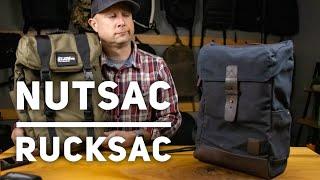 NUTSAC RUCKSAC Review // Waxed-Canvas Top-Loader vs GORUCK M22 & AZO Equipment Amhara