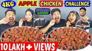 4KG APPLE CHICKEN EATING CHALLENGE | DYNAMO GAMING's SISTER | SPICY CHICKEN LOLLIPOP (Ep-333)