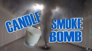 Smoke Bomb inside a candle PRANK (easy to make)