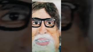 Amitabh Bachchan pencil colour face sketch 2022# Shreyansh Jain Art#