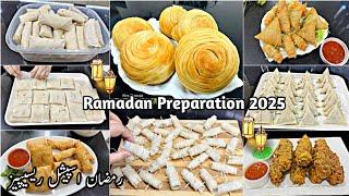 Ramadan Preparation Vlog 2025  7 Make & Freeze Ramadan Snacks 2025,Ramzan Special Recipes