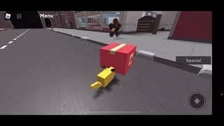 Trolling as pikachu in Roblox cook burgers...