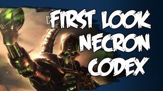 Necron Codex First Look Review & Plastic Lord