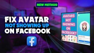 How to fix avatar not showing up on Facebook 2024 | Skill Wave