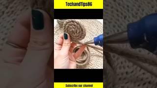 পাটের দড়ির মাজাদার জিনিশ  ️Jute Decoration️ #shorts #shortvideo #viral  #craft  @techandtips86