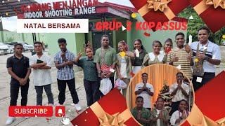 KESERUAN NATAL BERSAMA ANAK MALEO DI GRUP 2 KOPASSUS ️