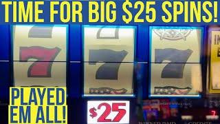 Every $25 Slot In The High Limit Room Was Played And This Happened!