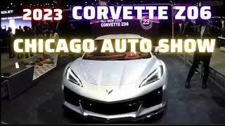 FIRST LOOK: 2023 CORVETTE Z06 COUPE - CHICAGO AUTO SHOW 2022