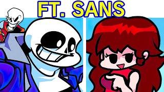 Friday Night Funkin' Vs Sans & Papyrus FULL WEEK + Cutscenes (FNF Ft. Sans Mod) (FNF Mod/Undertale)