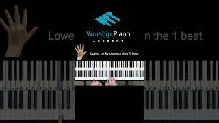 Building Rhythm on a 1 Chord #piano #worshiptutorials #rhythm #pianotutorial