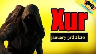 Destiny 2 | where is  XUR | LOCATION Exotics 3 January 2020