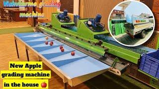 New APPLE GRADING MACHINE IN THE HOUSE  // Vishvkarma apple grading machine // Himachal Pradesh