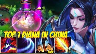 TOP 1 DIANA IN CHINA WILD RIFT - DIANA JUNGLE NEW META?