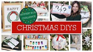 10 *MUST SEE* CHRISTMAS DIYS | HIGH END CHRISTMAS DECOR IDEAS | THE *BIGGEST* MYSTERY BOX CHALLENGE