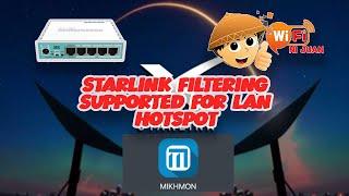 STARLINK FILTERING USING MIKROTIK HEX (PISOWIFI,HOTSPOT)