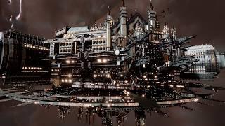 Три Крепости Фаланга! и Честь Макрагга против Флота Хаоса Battlefleet Gothic Armada 2