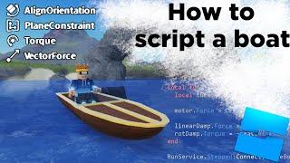 How to make a realistic Boat/Ship  - Roblox Studio